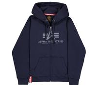 Alpha Industries Basic Zip Hoody Sweatshirt - Rep Blue