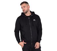 Alpha Industries Basic Sl Full Zip Sweatshirt Black M Men