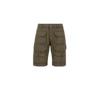 Alpha Industries Battle Cargo Shorts for Men Dark Olive