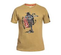 Alpha Industries Men's Black Devils T-Shirt, Light Olive, XXL