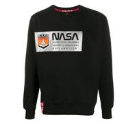 Alpha Industries - Black Mars Reflective Sweatshirt - S