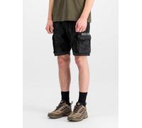 Alpha Industries Camo Crew Short Cargo Shorts for Men Size 33 - black camo