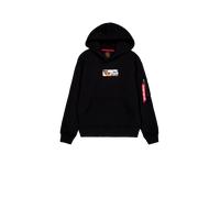 Alpha Industries Camo Panel Hoodie for Men Size 3XL - black