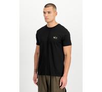 Alpha Industries - Camo Print Black - T-Shirt - black - M - 100% Cotton M