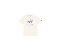 Alpha Industries Camo Puff Print T-Shirt for Men Size 3XL - vintage white