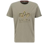 Alpha Industries Camo Puff Print T-shirt - Olive