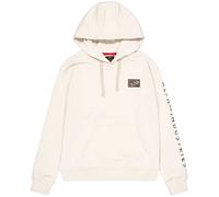 Alpha Industries Camo Sleeve Hoodie for Men Size L - vintage white