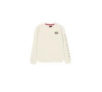 Alpha Industries Camo Sleeve Sweatshirt for Men Size 3XL - vintage white