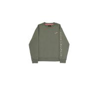 Alpha Industries Camo Sleeve Sweatshirt for Men Size XL - dark olive