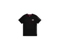 Alpha Industries Camo Sleeve T-Shirt for Men Size 2XL - black
