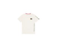 Alpha Industries Camo Sleeve T-Shirt for Men Size XS - vintage white