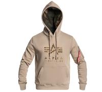 Alpha Industries Camo TPU Hoody Sweatshirt - Vintage Sand