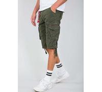 Alpha Industries - Jet Short Dark Olive - Shorts - green - W31 - 100% Cotton W31
