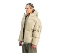 Alpha Industries Cloud Puffer Bomber Winter Jacket Winter Jackets for Men Size S - organic beige