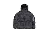 Alpha Industries Cloud Puffer Bomber Winter Jacket Winter Jackets for Men Size 2XL - vintage grey