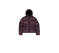 Alpha Industries Cloud Puffer Bomber Winter Jacket Women Winter Jackets for Women Size L - Plum