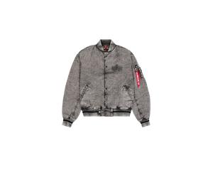 Alpha Industries Coach Back Embroidery Light Bomber Jacket Bomber Jackets for Men Size S - black