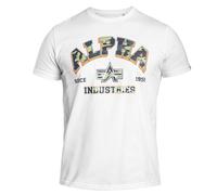 Alpha Industries College Camo T Short Sleeve T-shirt