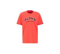 Alpha Industries College T-Shirt for Men Size XL - radiant red