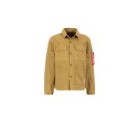 Alpha Industries Color Block Overshirt Overshirts for Men Size S - khaki