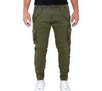 Alpha Industries Combat LW Casual Trousers for Ladies Dark Olive