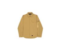 Alpha Industries Combat Overshirt Overshirts for Men Size 2XL - khaki