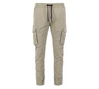 Alpha Industries Cotton Twill Jogger Casual Trousers for Men Vintage Sand