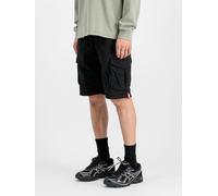 Alpha Industries Cotton Twill Jogger Slim Short Pants for Men Size 3XL - black