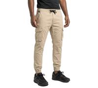 Alpha Industries Cotton Twill Joggers Beige 2XL Men
