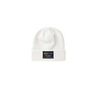 Alpha Industries Crew Beanie Headwear for Men Size onesize - jet stream white