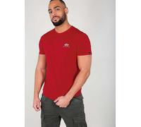 Alpha Industries Basic Small Logo Short Sleeve T-shirt Red 2XL Men