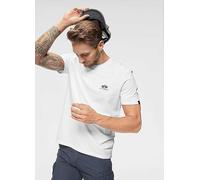 Alpha Industries Crew Neck Logo Print T-Shirt White