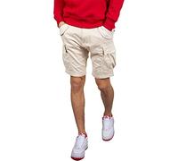 Alpha Industries Crew Short Mens Cargo, Jet Stream White, XS