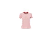 Alpha Industries Crystal T-Shirt Women for Women Size S - silver pink