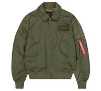 Alpha Industries CWU-36/P TT Light Bomber Jacket Bomber Jackets for Men Size XL - dark olive