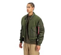 Alpha Industries Cwu-45/p Teddy Mod Bomber Jacket Green XL Men