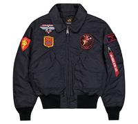 Alpha Industries Men's CWU-45/P Devils Brigade Bomber Jacket, Iron Grey, 3XL