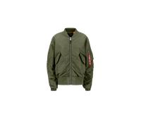 Alpha Industries CWU MA-1 No Cords Bomber Jacket Women Jackets for Women Size S/M - sage-green