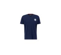 Alpha Industries Doted Small Logo T-Shirt for Men Size XL - ultra navy