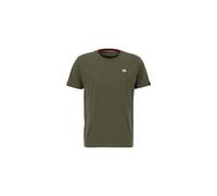 Alpha Industries Embroidery T-Shirt Unisex for Men Size 3XL - dark green