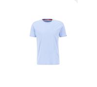 Alpha Industries Embroidery T-Shirt Unisex for Men Size XS - light blue