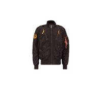 Alpha Industries Falcon II Light Bomber Jacket for Men Size L - hunter brown