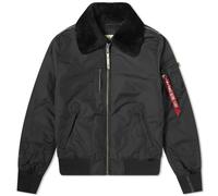 Alpha Industries Men's Injector III Bomber Jacket, Black, X-Large