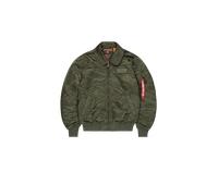 Alpha Industries Flying Tigers CWU Light Bomber Jacket Bomber Jackets for Men Size L - dark olive