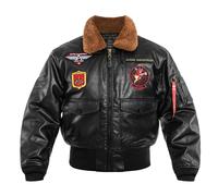 Alpha Industries Men's G1 Devils Brigade FL Bomber Jacket, Black, M