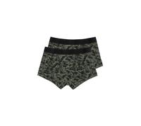 Alpha Industries Graphic Allover Print Underwear 2 Pack Accessories Size M - dark green/black