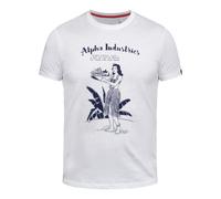 Alpha Industries Alpha Hawaii T-Shirt for Men Size S - white