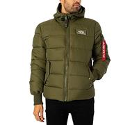 Alpha Industries Hooded FD Winter Jacket for Women Dark Green