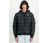 Alpha Industries - Hooded Puffer Alpha FD Black - Jacket - black - XL - 100% Polyester XL