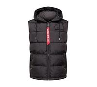 Alpha Industries Hooded Puffer FD Mens Vest Black